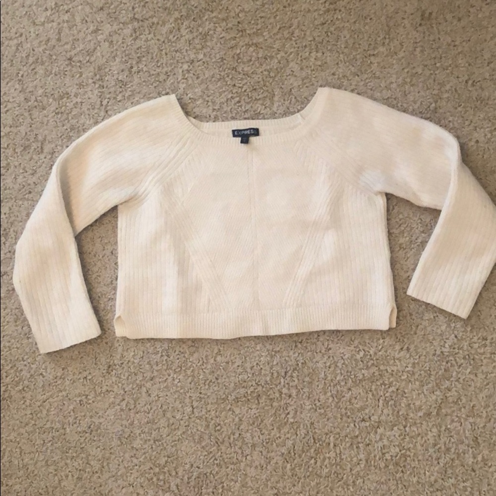 Express cropped sweater